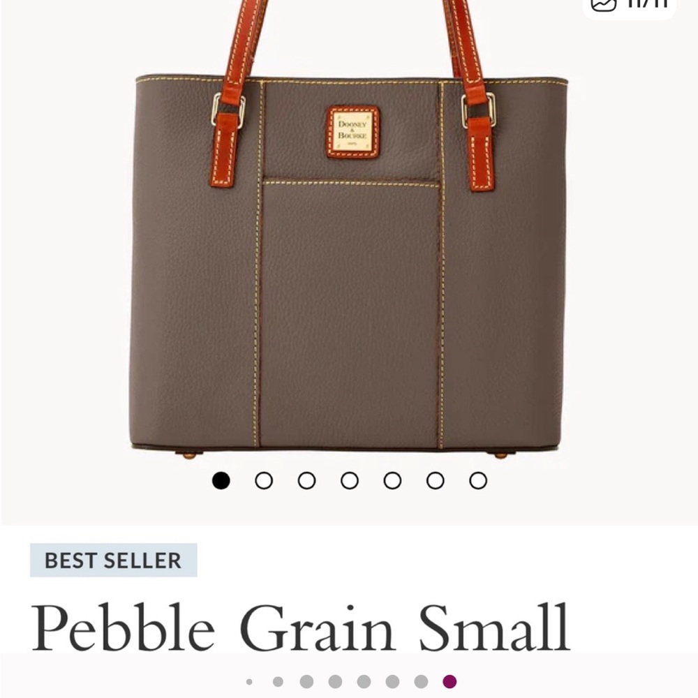 Dooney & Bourke Taupe and Tan Leather Tote EUC Open to Offers For Sale - Picture 10 of 10
